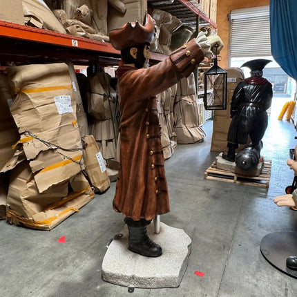 Pirate With Lantern Life Size Statue LM Treasures - H