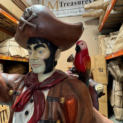 Pirate With Lantern Life Size Statue LM Treasures - H