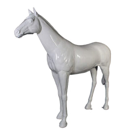 White Horse Life Size Statue - LM Treasures 