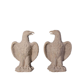 Stone Eagle Statues Set of 2 - LM Treasures 