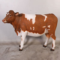 Guernsey Cow Life Size Statue