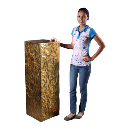 Large Crumpled Pedestal Statue - LM Treasures