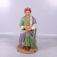 Nativity King Melchior Christmas Life Size Statue - LM Treasures 