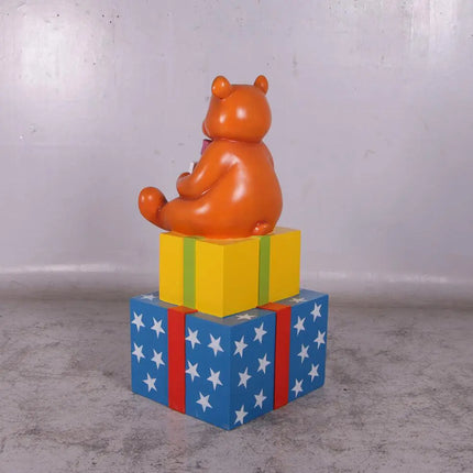 Presents with Bear Life Size Statue LM Treasures - H