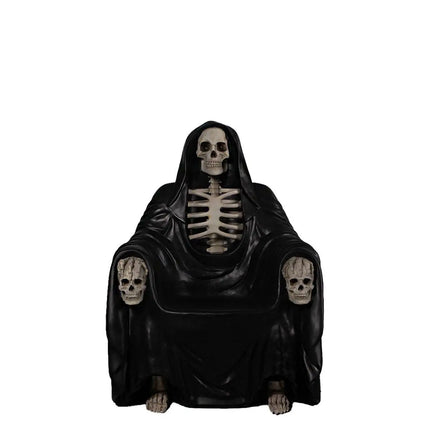 Skeleton Reaper Throne Life Size Chair Statue LM Treasures - H