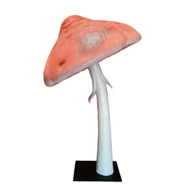 Pink Mushroom Parasol Over Sized Statue - LM Treasures 