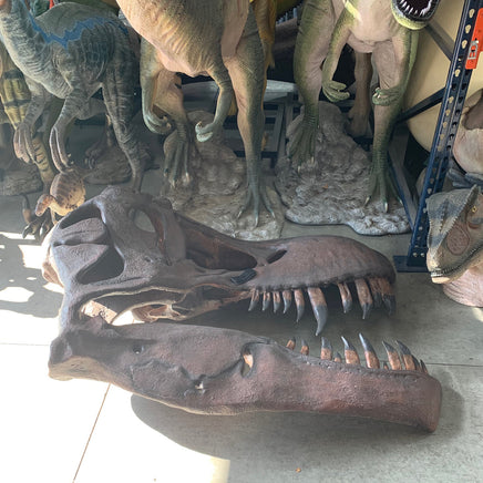 T-Rex Skull Wall Decor Life Size Statue - LM Treasures 