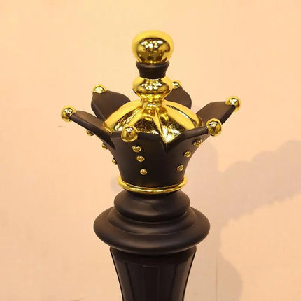 Black Queen Chess Piece Life Size Statue LM Treasures - H