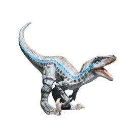 Velociraptor Baby Thunder Dinosaur Life Size Statue - LM Treasures 