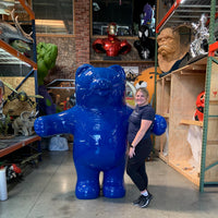 Jumbo Blue Gummy Bear Over Sized Statue - LM Treasures 