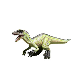 Velociraptor Baby Steel Dinosaur Life Size Statue - LM Treasures 