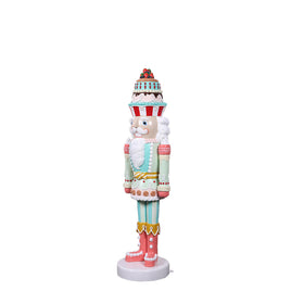 Small Pastel Nutcracker Candy Cake Statue - LM Treasures 