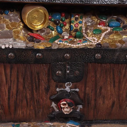 Treasure Chest Pirate's Coffer Statue LM Treasures - H