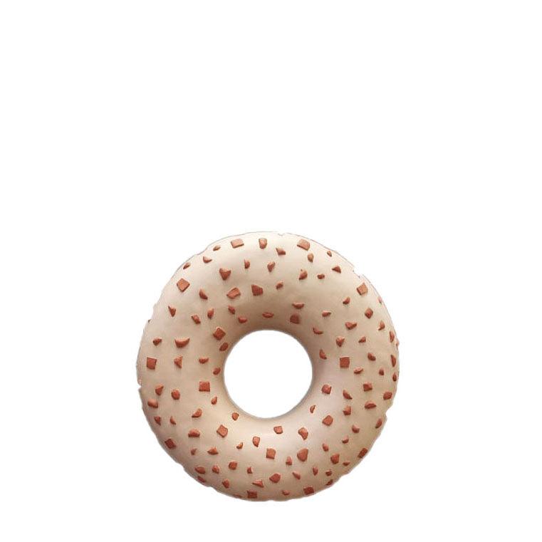 Large Donut White with Nuts Over Sized Statue| LM Treasures