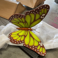 Green Butterfly Insect Over Sized Statue - LM Treasures 