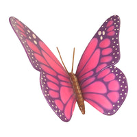 Pink Butterfly Insect Over Sized Statue - LM Treasures 