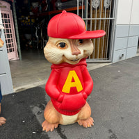 Pre-Owned Alvin And The Chipmunks Set of 3 Life Size Statues - LM Treasures 