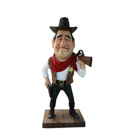 Cowboy Sheriff Duke Life Size Statue - LM Treasures 