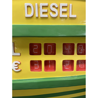 Gas Pump Green Life Size Statue - LM Treasures 