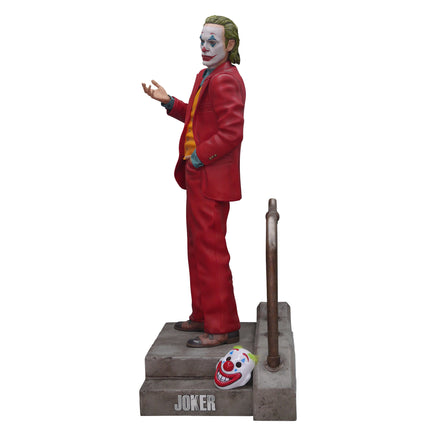 Joker 2019 (Joaquin Phoenix) On Stair Base Life Size Statue - LM Treasures 