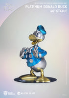 Disney 100th Anniversary Platinum Donald Duck Life Size Statue - LM Treasures 