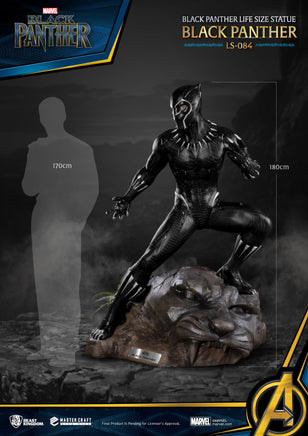 Black Panther Marvel (Chadwick Boseman) Life Size Statue 1:1 - LM Treasures 