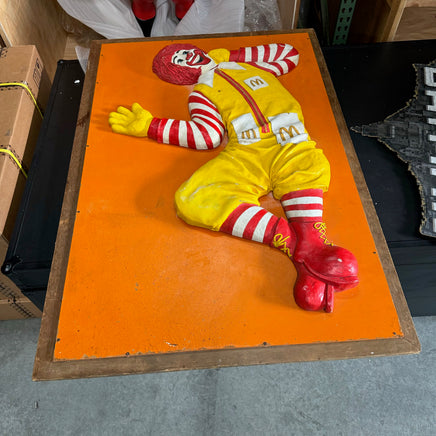 Pre-Owned McDonalds Wall Panel Sign Statue - LM Treasures 