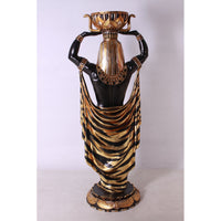 Egyptian Plant Holder Male Life Size Statue - LM Treasures 