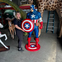 Captain Super Hero Life Size Statue - LM Treasures 