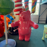 Large Pink Gummy Bear Over Sized Statue - LM Treasures 