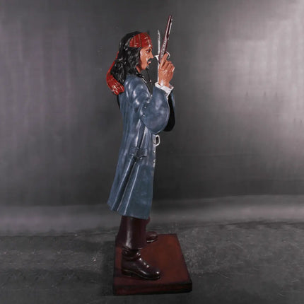 Pirate Captain Jack With Gun Life Size Statue LM Treasures - GP
