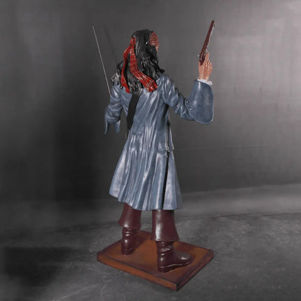 Pirate Captain Jack With Gun Life Size Statue LM Treasures - GP