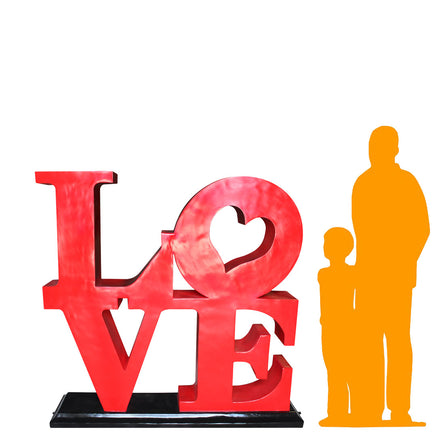 Love Sign Over Sized Statue - LM Treasures 
