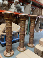 Single Egyptian Column Life Size Statue - LM Treasures 