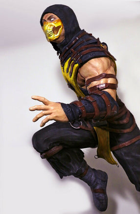 Mortal Kombat X Scorpion Life Size Pre-Owned Statue - LM Treasures 
