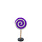 Small Purple Twirl Lollipop Over Sized Statue - LM Treasures 