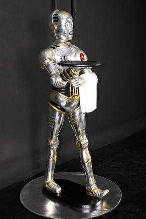 Android Robot Droid Butler Life Size Statue - LM Treasures 