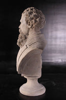 Charles Dickens Stone Bust Life Size Statue - LM Treasures 