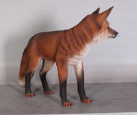 Red Fox Life Size Statue - LM Treasures 