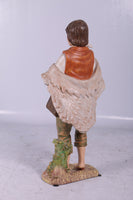 Nativity Shepherd Boy Christmas Life Size Statue - LM Treasures 