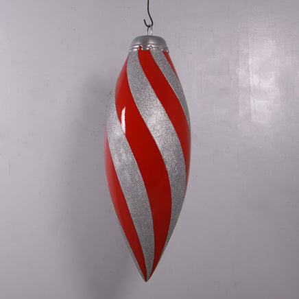 Red Hanging Finial Ornament Drop Over Sized Statue - LM Treasures 