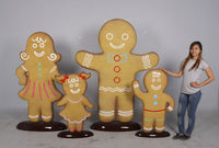 Gingerbread Family Statue Set of 4 - LM Treasures 