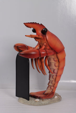 Lobster With Menu Statue - LM Treasures 