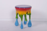 Rainbow Melting Side Table Dripping Statue - LM Treasures 