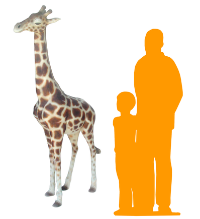 Walking Giraffe Life Size Statue - LM Treasures 