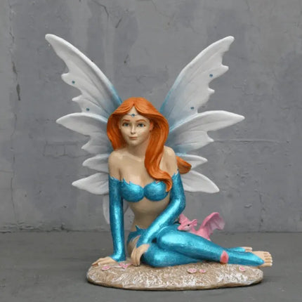 Small Blue Fairy Life Size Statue LM Treasures - A