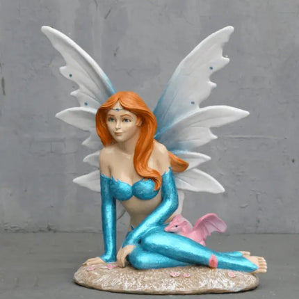 Small Blue Fairy Life Size Statue LM Treasures - A