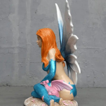 Small Blue Fairy Life Size Statue LM Treasures - A