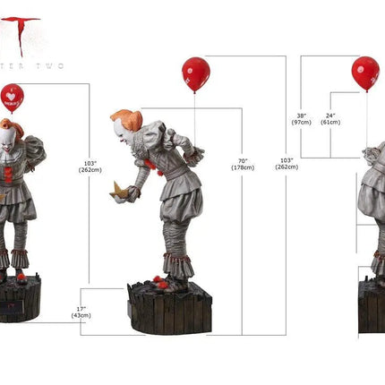 IT Pennywise Chapter 2 Life Size Statue LM Treasures - MM