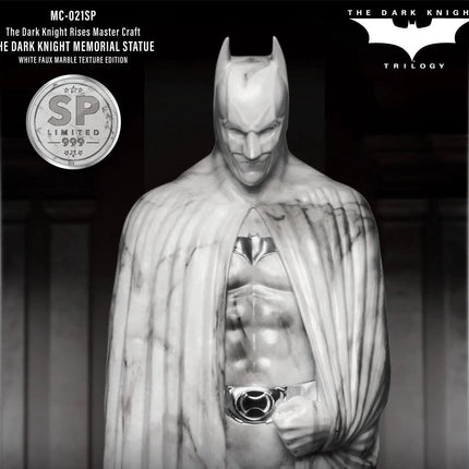 The Dark Knight Rises White Faux Marble Memorial Statue Table Top LM Treasures - MC